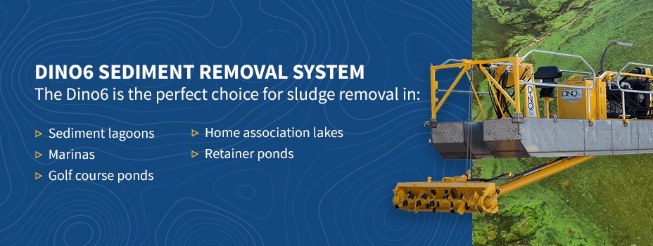 portable dredges for sludge and pond muck removal banner