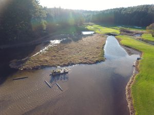 Small Lake dredging with dino six